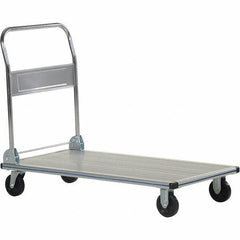 Vestil - 600 Lb Capacity Steel Platform Truck - Steel Deck, 24" OAW - Benchmark Tooling