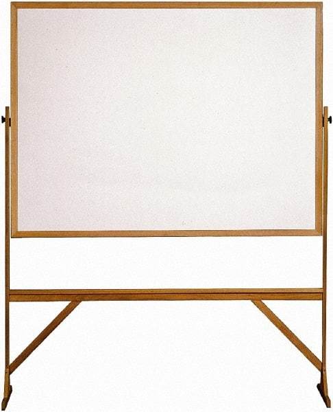 Ghent - 72" High x 53" Wide Reversible Dry Erase Board - Acrylate, 23-1/2" Deep - Benchmark Tooling