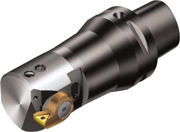 Sandvik Coromant - Right Hand Cut, 86mm Min Bore Diam, Steel Modular Boring Cutting Unit Head - 3" Max Bore Depth, Through Coolant, Compatible with TCMT 221825..TC-Cx (1) - Benchmark Tooling