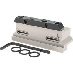 Iscar - Tool Block Style TGTBU, 1.26" Blade Height, 4.331" OAL, 2.11"& OAH, Indexable Cutoff Blade Tool Block - 1-1/4" Shank Height, 1.142" Shank Width, Through Coolant, Series JetHPLine - Benchmark Tooling