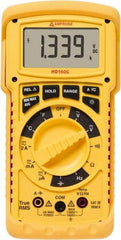 Amprobe - 2670787, CAT IV, 1,000 VAC, 1,500 VDC, Digital True RMS Auto Ranging Manual Ranging Multimeter - 40 mOhm, Measures Voltage, Capacitance, Current, Frequency, Resistance, Temperature - Benchmark Tooling