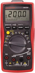 Amprobe - 4210333, CAT IV, CAT III, 1,000 VAC/VDC, Digital Average Responding Multimeter - 60 mOhm, Measures Voltage, Capacitance, Current, Frequency, Resistance, Temperature - Benchmark Tooling