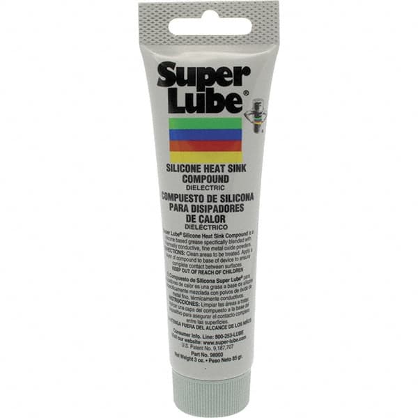 Synco Chemical - 3 oz Tube Silicone Heat-Transfer Grease - White, 450°F Max Temp, - Benchmark Tooling