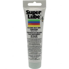 Synco Chemical - 3 oz Tube Silicone Heat-Transfer Grease - White, 450°F Max Temp, - Benchmark Tooling