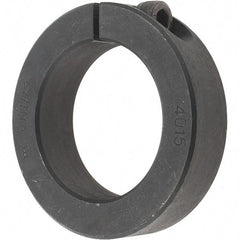 Value Collection - 40mm Bore, Steel, One Piece Clamp Collar - 2-3/8" Outside Diam - Benchmark Tooling