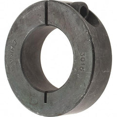 Value Collection - 30mm Bore, Steel, One Piece Clamp Collar - 2-1/8" Outside Diam - Benchmark Tooling