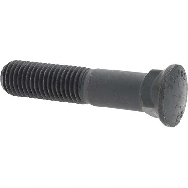 Value Collection - 3/4-10 UNC, 3-3/4" OAL, Alloy Steel Plow Bolt - Uncoated, Grade 8 - Benchmark Tooling