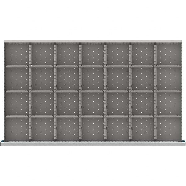 LISTA - 28-Compartment Drawer Divider Layout for 3.15" High Drawers - Benchmark Tooling