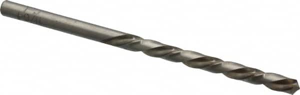 Chicago-Latrobe - 11/64" 118° High Speed Steel Jobber Drill - Bright Finish, Left Hand Cut, Spiral Flute, Straight Shank, 3-1/4" OAL, Standard Point - Benchmark Tooling