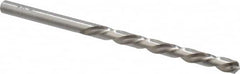 Chicago-Latrobe - 3/16" 118° High Speed Steel Jobber Drill - Bright Finish, Left Hand Cut, Spiral Flute, Straight Shank, 3-1/2" OAL, Standard Point - Benchmark Tooling