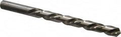 Chicago-Latrobe - 25/64" 118° High Speed Steel Jobber Drill - Bright Finish, Left Hand Cut, Spiral Flute, Straight Shank, 5-1/8" OAL, Standard Point - Benchmark Tooling