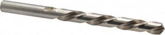 Chicago-Latrobe - 27/64" 118° High Speed Steel Jobber Drill - Bright Finish, Left Hand Cut, Spiral Flute, Straight Shank, 5-3/8" OAL, Standard Point - Benchmark Tooling