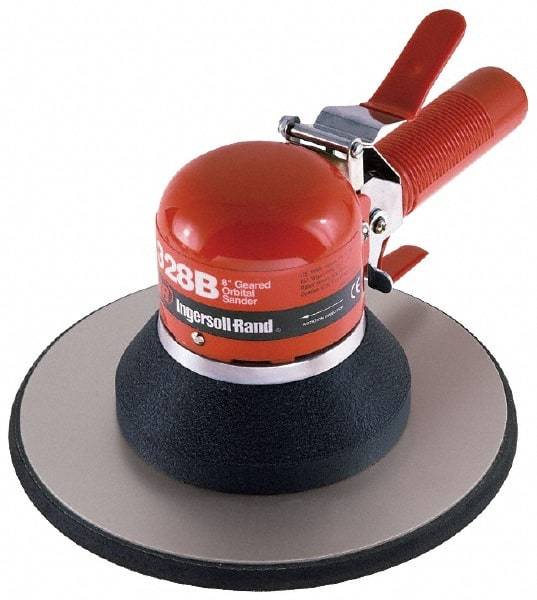 Ingersoll-Rand - 825 OPM, 16 CFM Air Consumption, Palm Air Orbital Sander - Round Pad, 1/4 NPT Inlet - Benchmark Tooling