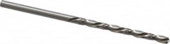 Chicago-Latrobe - #31 118° High Speed Steel Jobber Drill - Bright Finish, Left Hand Cut, Spiral Flute, Straight Shank, 2-3/4" OAL, Standard Point - Benchmark Tooling