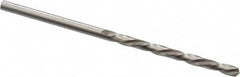 Chicago-Latrobe - #33 118° High Speed Steel Jobber Drill - Bright Finish, Left Hand Cut, Spiral Flute, Straight Shank, 2-5/8" OAL, Standard Point - Benchmark Tooling
