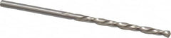 Chicago-Latrobe - #39 118° High Speed Steel Jobber Drill - Bright Finish, Left Hand Cut, Spiral Flute, Straight Shank, 2-3/8" OAL, Standard Point - Benchmark Tooling