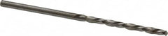 Chicago-Latrobe - #44 118° High Speed Steel Jobber Drill - Bright Finish, Left Hand Cut, Spiral Flute, Straight Shank, 2-1/8" OAL, Standard Point - Benchmark Tooling