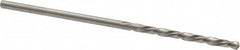 Chicago-Latrobe - #50 118° High Speed Steel Jobber Drill - Bright Finish, Left Hand Cut, Spiral Flute, Straight Shank, 2" OAL, Standard Point - Benchmark Tooling