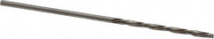 Chicago-Latrobe - #55 118° High Speed Steel Jobber Drill - Bright Finish, Left Hand Cut, Spiral Flute, Straight Shank, 1-7/8" OAL, Standard Point - Benchmark Tooling