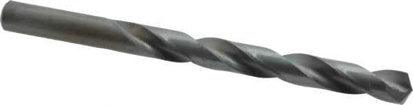 Chicago-Latrobe - 13/32" 135° High Speed Steel Jobber Drill - Oxide Finish, Right Hand Cut, Spiral Flute, Straight Shank, 5-1/4" OAL, Split Point - Benchmark Tooling