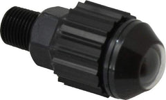 Norgren - 1/8" Male NPTF Bottom Rotowink Pressure Indicator - 15 to 150 psiG, Black Unactuated Color & Green Actuated Color - Benchmark Tooling