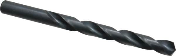 Chicago-Latrobe - Letter Z 135° High Speed Steel Jobber Drill - Oxide Finish, Right Hand Cut, Spiral Flute, Straight Shank, 5-1/4" OAL, Split Point - Benchmark Tooling