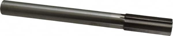 Interstate - 1-5/32" High Speed Steel Chucking Reamer - Straight Flute, Straight Shank, 2-7/8" Flute Length, 11" OAL - Benchmark Tooling