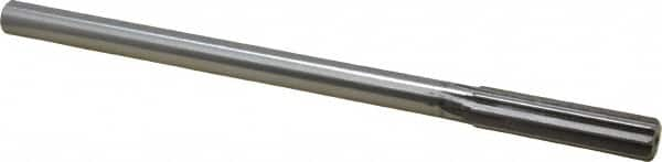 Interstate - 11mm High Speed Steel Chucking Reamer - Straight Flute, Straight Shank, 1-3/4" Flute Length, 7" OAL - Benchmark Tooling