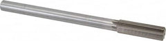 Interstate - 19mm High Speed Steel Chucking Reamer - Straight Flute, Straight Shank, 2-1/4" Flute Length, 9" OAL - Benchmark Tooling