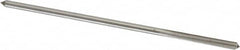 Interstate - 3.5mm High Speed Steel Chucking Reamer - Straight Flute, Straight Shank, 1" Flute Length, 4" OAL - Benchmark Tooling