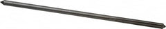 Interstate - 4mm High Speed Steel Chucking Reamer - Straight Flute, Straight Shank, 1-1/8" Flute Length, 4-1/2" OAL - Benchmark Tooling