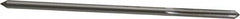 Interstate - 5mm High Speed Steel Chucking Reamer - Straight Flute, Straight Shank, 1-1/4" Flute Length, 5" OAL - Benchmark Tooling