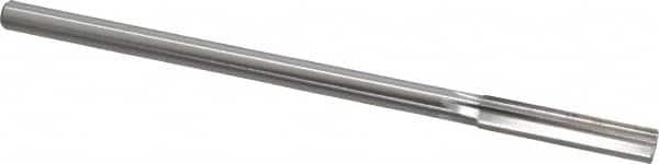 Interstate - 8mm High Speed Steel Chucking Reamer - Straight Flute, Straight Shank, 1-1/2" Flute Length, 6" OAL - Benchmark Tooling