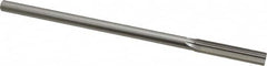 Interstate - 9mm High Speed Steel Chucking Reamer - Straight Flute, Straight Shank, 1-3/4" Flute Length, 7" OAL - Benchmark Tooling