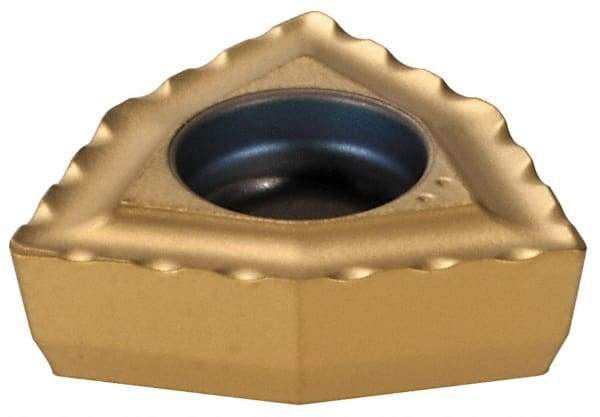 Komet - WOEX06T304 13 Grade BK8425 Carbide Indexable Drill Insert - TiAlN/TiN Finish, Trigon, 10mm Inscribed Circle - Benchmark Tooling
