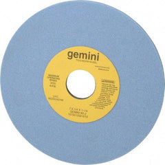 Norton - 7" Diam x 1-1/4" Hole x 1/4" Thick, J Hardness, 60 Grit Surface Grinding Wheel - Aluminum Oxide, Type 1, Medium Grade, 3,600 Max RPM, No Recess - Benchmark Tooling