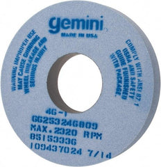 Norton - 14" Diam x 5" Hole x 2" Thick, I Hardness, 46 Grit Surface Grinding Wheel - Aluminum Oxide, Type 1, Coarse Grade, 2,320 Max RPM, No Recess - Benchmark Tooling