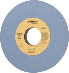 Norton - 12" Diam x 3" Hole x 1" Thick, K Hardness, 60 Grit Surface Grinding Wheel - Aluminum Oxide, Type 1, Medium Grade, 2,705 Max RPM, No Recess - Benchmark Tooling