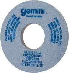 Norton - 14" Diam x 5" Hole x 1" Thick, J Hardness, 46 Grit Surface Grinding Wheel - Aluminum Oxide, Type 1, Coarse Grade, 2,320 Max RPM, No Recess - Benchmark Tooling