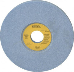Norton - 7" Diam x 1-1/4" Hole x 3/4" Thick, K Hardness, 46 Grit Surface Grinding Wheel - Aluminum Oxide, Type 5, Coarse Grade, 3,600 Max RPM, One-Side Recess - Benchmark Tooling