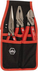 Wiha - 3 Piece Cutting Plier Set - Comes in Clamshell - Benchmark Tooling