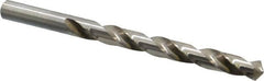 Chicago-Latrobe - 3/8" 118° High Speed Steel Jobber Drill - Bright Finish, Right Hand Cut, Spiral Flute, Straight Shank, 5" OAL, Standard Point - Benchmark Tooling