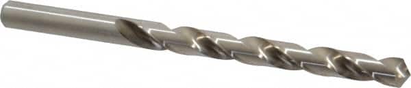 Chicago-Latrobe - Letter N 118° High Speed Steel Jobber Drill - Bright Finish, Right Hand Cut, Spiral Flute, Straight Shank, 4-3/8" OAL, Standard Point - Benchmark Tooling