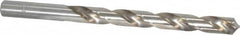 Chicago-Latrobe - Letter T 118° High Speed Steel Jobber Drill - Bright Finish, Right Hand Cut, Spiral Flute, Straight Shank, 4-7/8" OAL, Standard Point - Benchmark Tooling