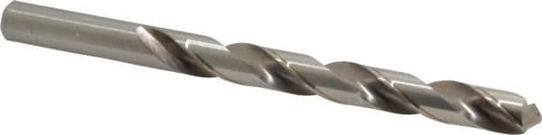 Chicago-Latrobe - Letter X 118° High Speed Steel Jobber Drill - Bright Finish, Right Hand Cut, Spiral Flute, Straight Shank, 5-1/8" OAL, Standard Point - Benchmark Tooling