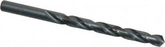 Chicago-Latrobe - Letter Q 118° High Speed Steel Jobber Drill - Oxide Finish, Right Hand Cut, Spiral Flute, Straight Shank, 4-3/4" OAL, Standard Point - Benchmark Tooling