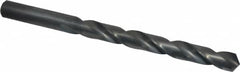 Chicago-Latrobe - Letter V 118° High Speed Steel Jobber Drill - Oxide Finish, Right Hand Cut, Spiral Flute, Straight Shank, 5" OAL, Standard Point - Benchmark Tooling