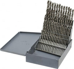 Chicago-Latrobe - 118° Point, Bright Finish, High Speed Steel Jobber Length Drill Bit Set - Benchmark Tooling