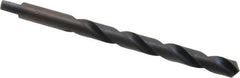 Chicago-Latrobe - Letter S 118° High Speed Steel Jobber Drill - Oxide Finish, Right Hand Cut, Spiral Flute, Tanged Shank, 4-7/8" OAL, Standard Point - Benchmark Tooling