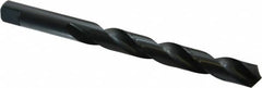 Chicago-Latrobe - 37/64" 118° High Speed Steel Jobber Drill - Oxide Finish, Right Hand Cut, Spiral Flute, Tanged Shank, 6-5/8" OAL, Standard Point - Benchmark Tooling